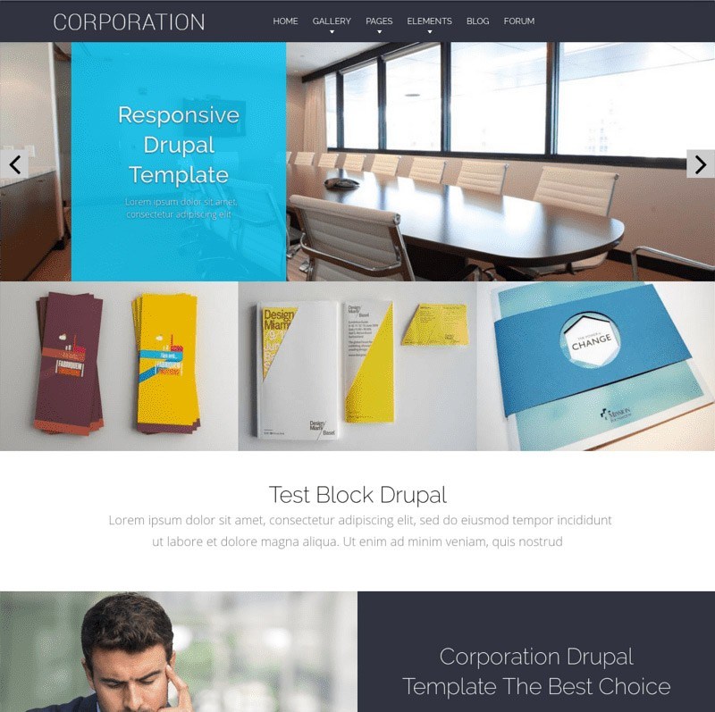Corporation - Drupal Business Theme